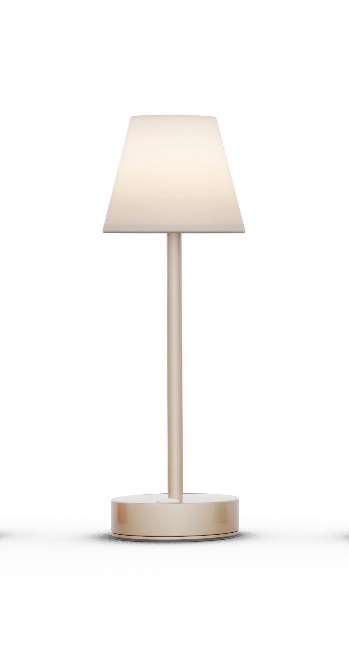 LED-AUßENLEUCHTE - Messingfarben/Weiß, KONVENTIONELL, Kunststoff/Metall (11/32/11cm) - New Garden
