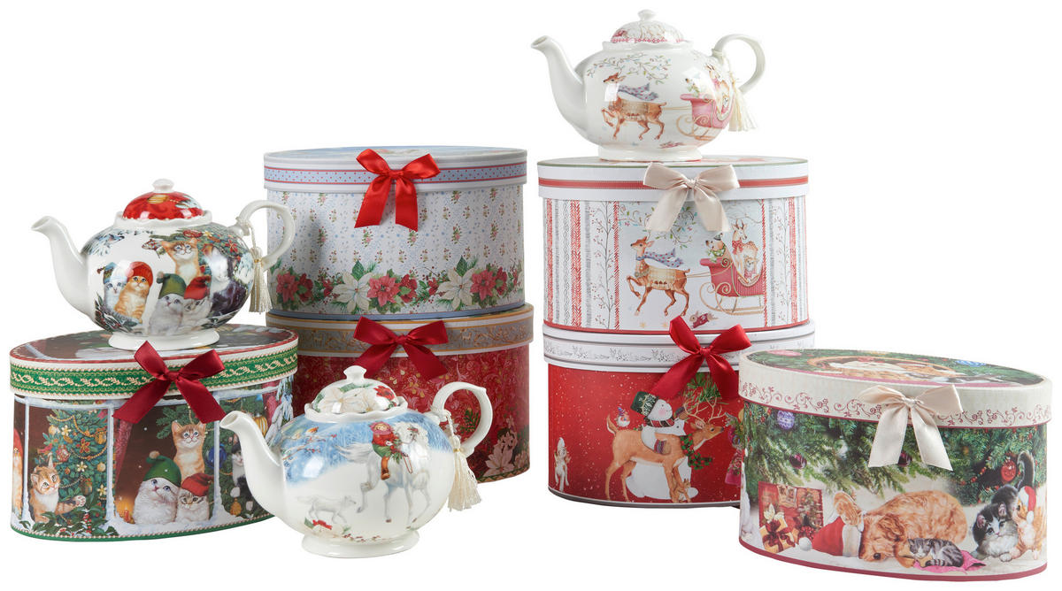 VRČ ZA ČAJ    1080 ml - večbarvno, Trendi, papir/karton (22,8/14cm)