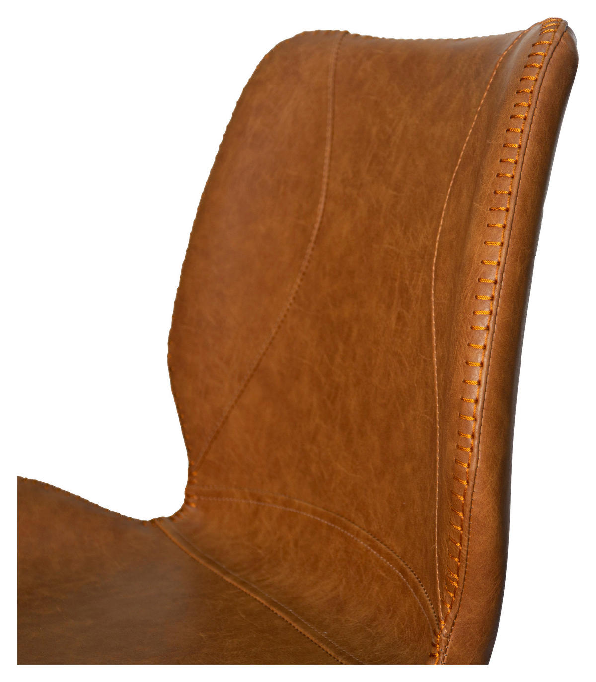 SADA BAROVÝCH ŽIDLÍ 2 kusy - černá/koňaková, Konvenční, kov/textil (47/99/55cm) - MID.YOU