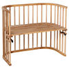 BEISTELLBETT 96/54/79 cm  - Kernbuche, Basics, Holz (96/54/79cm) - Babybay