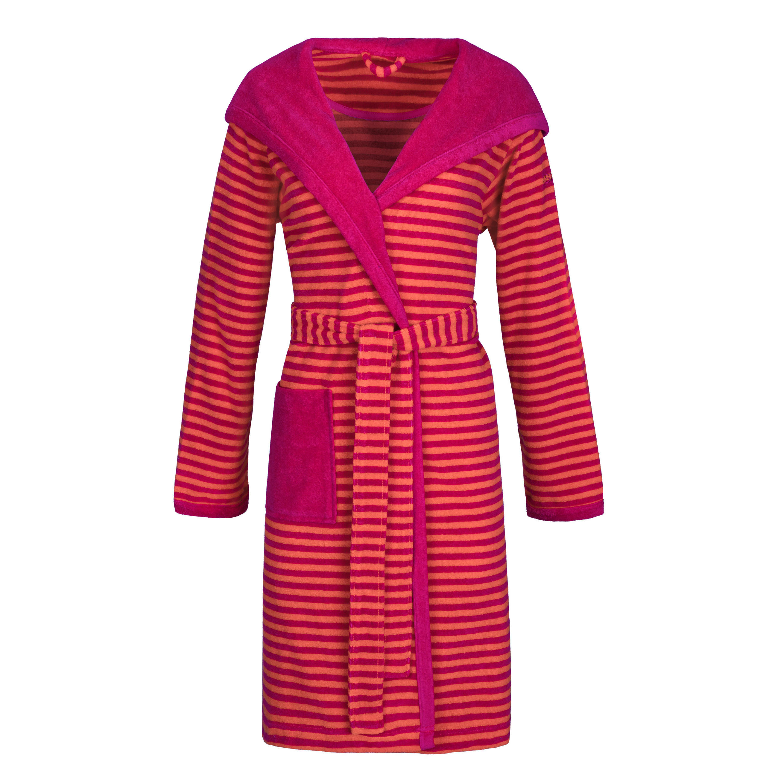 BADEMANTEL STRIPED HOODY DML NOS Esprit Konfektion  - Rosa, Basics, Textil (Mnull) - Vossen