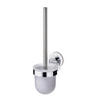 WC-BÜRSTENGARNITUR in Metall  Kunststoff   - Chromfarben/Transparent, Basics, Kunststoff/Metall (10/36,5/13,5cm) - Sadena