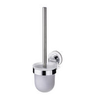WC-BÜRSTENGARNITUR in Metall  Kunststoff   - Chromfarben/Transparent, Basics, Kunststoff/Metall (10/36,5/13,5cm) - Sadena