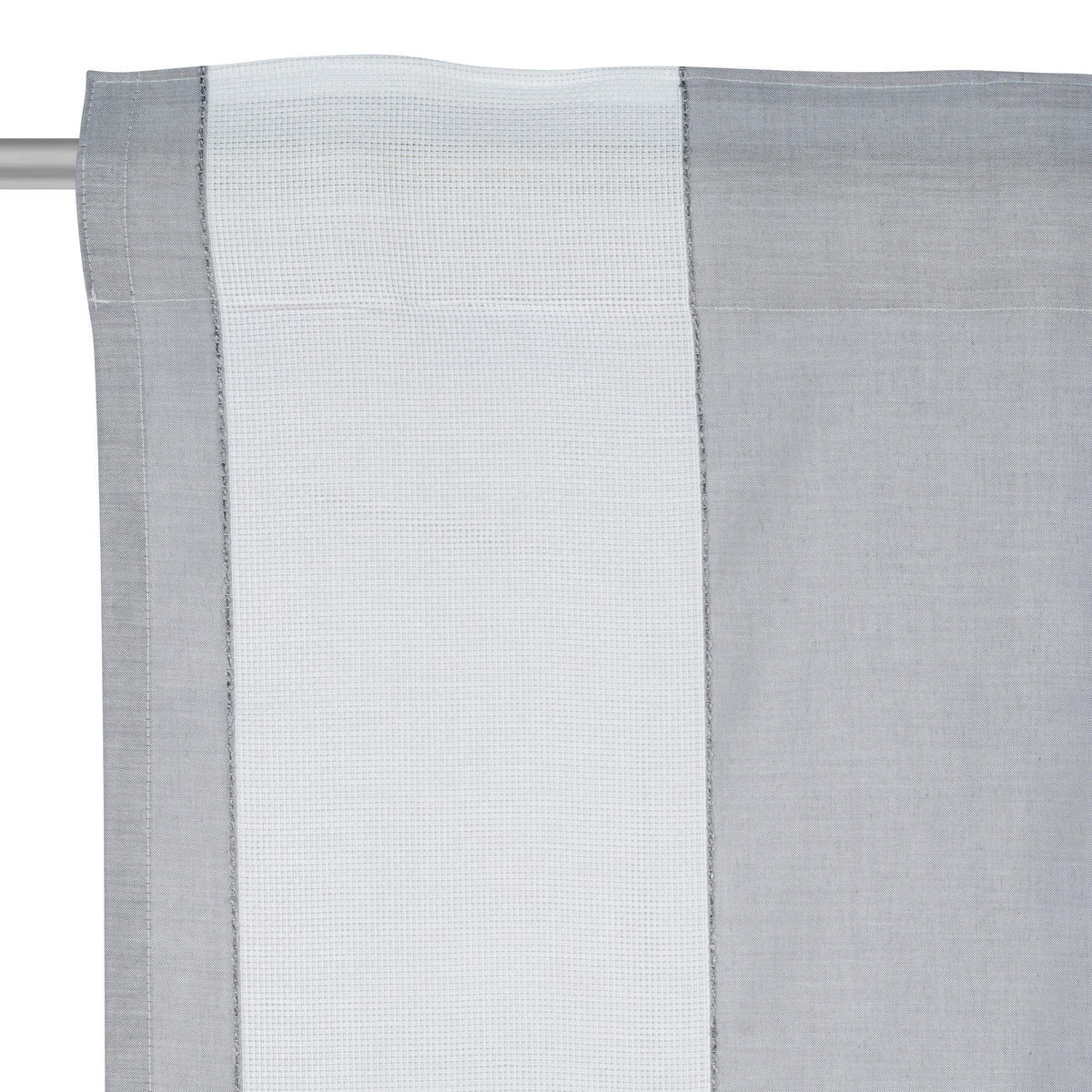 KOMBINIRANA ZAVESA  pol prosojno   140/245 cm  - temno siva, Basics, tekstil (140/245cm) - Esposa