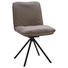 STUHL in Metall, Leder Anthrazit, Taupe - Taupe/Anthrazit, KONVENTIONELL, Leder/Metall (52/90/65cm) - Valnatura STUHL in Metall, Leder Anthrazit, Taupe - Taupe/Anthrazit, KONVENTIONELL, Leder/Metall (52/90/65cm) - Valnatura