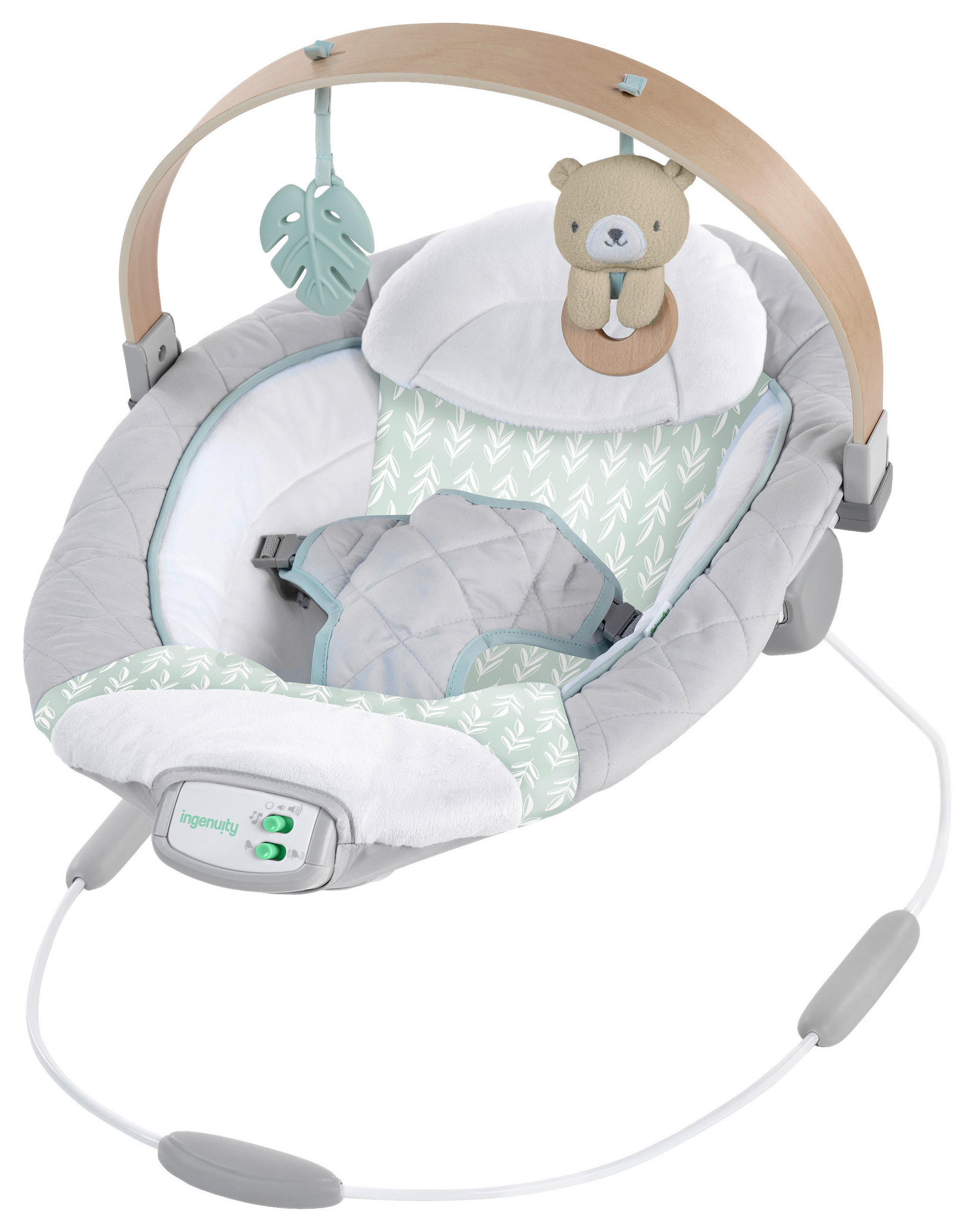 SCHAUKELWIPPE COZY  - Weiss/Multicolor, Basics, Kunststoff/Textil (56,4/53,1/67,6cm)