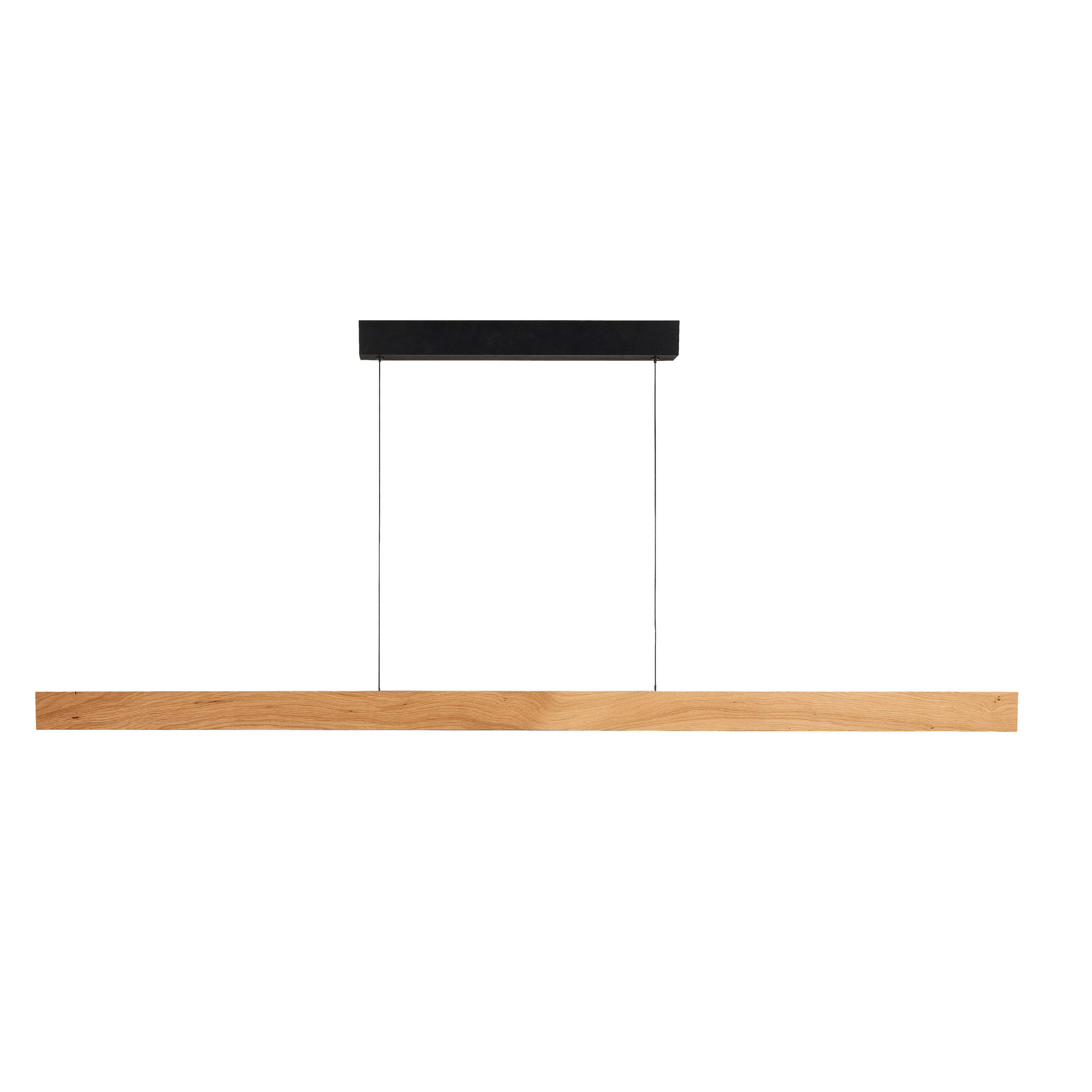 LED-HÄNGELEUCHTE Pendelleuchte 60/40 Asteiche massiv 148/6/6 cm   - Wildeiche, Natur, Holz (148/6/6cm) - Ambiente