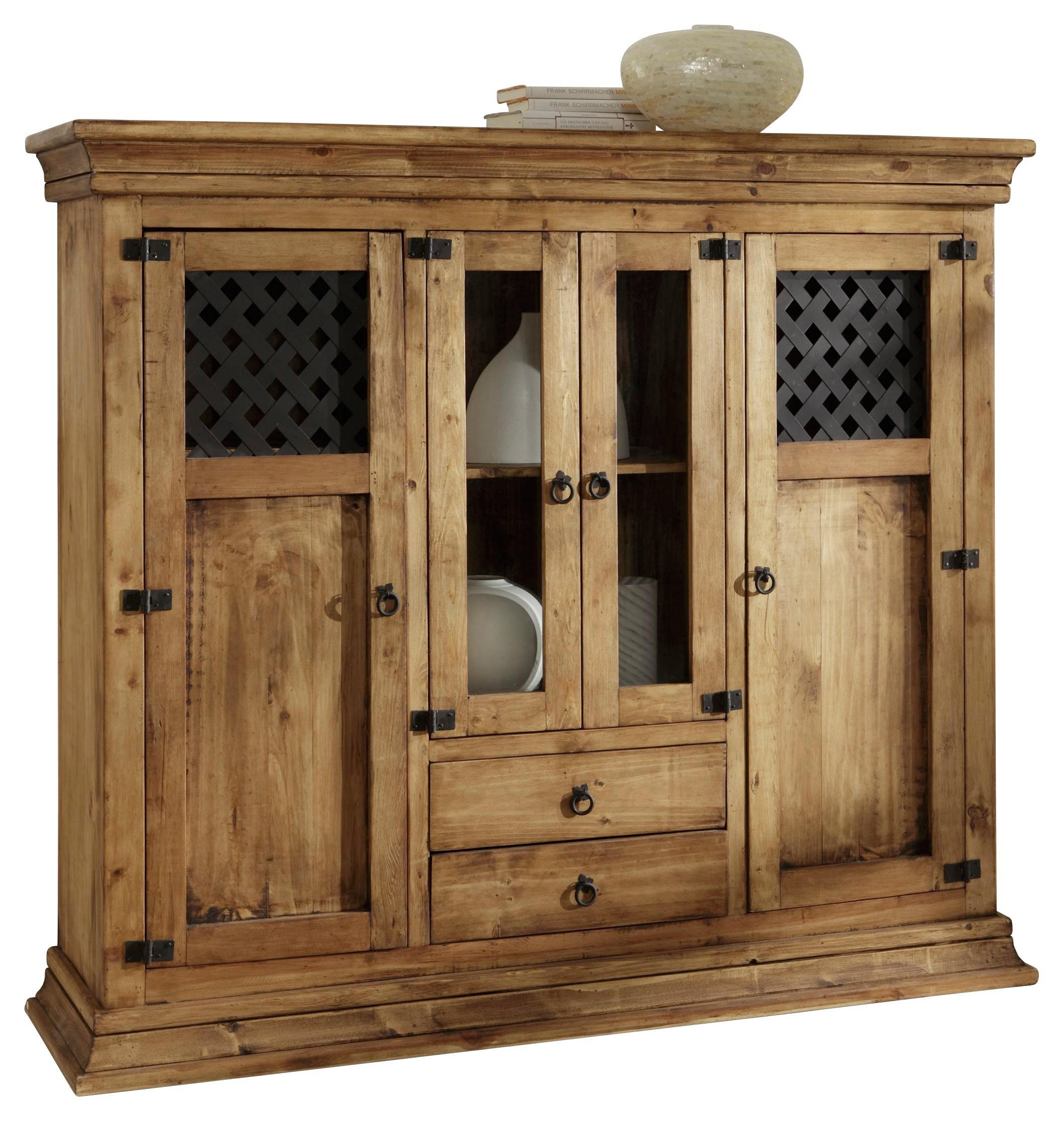 Highboard Pinie Massiv Honig Online Kaufen Xxxlutz