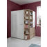 BEGEHBARER ECKSCHRANK 124/198/148 cm - Eichefarben/Alufarben, Design, Holzwerkstoff/Kunststoff (124/198/148cm) - Carryhome