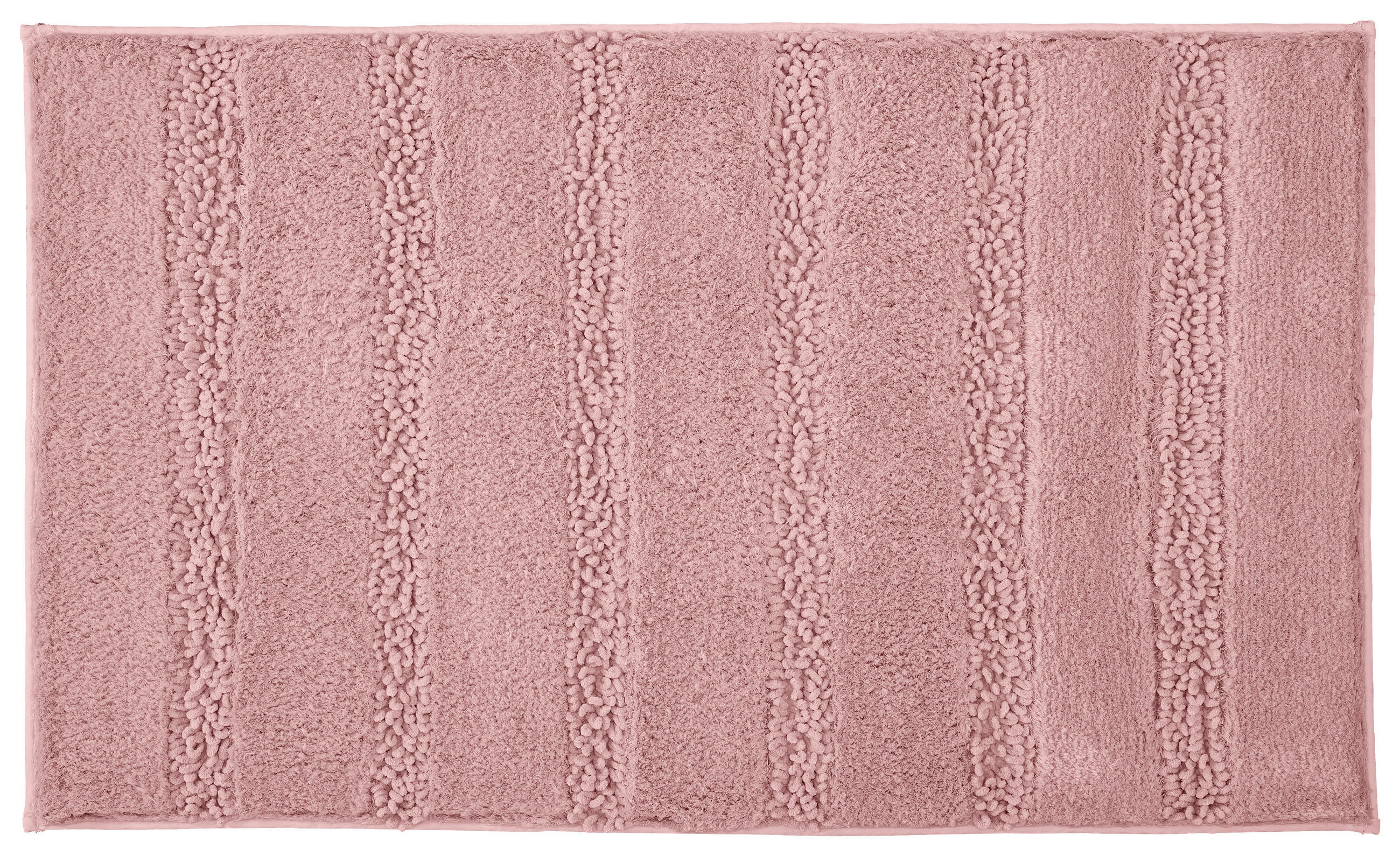 BADTEPPICH Rosa 60/100 cm  - Rosa, Konventionell, Kunststoff/Textil (60/100cm) - Kleine Wolke