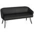 SITZBANK in Metall, Leder Schwarz - Schwarz, Design, Leder/Metall (160/82/64cm) - Joop! SITZBANK in Metall, Leder Schwarz - Schwarz, Design, Leder/Metall (160/82/64cm) - Joop!