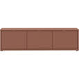 LOWBOARD  in 154,2/42,5/34,9 cm  - Terracotta/Grau, MODERN, Holzwerkstoff/Kunststoff (154,2/42,5/34,9cm) - Carryhome
