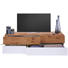 Lowboard in furniert Eiche Weiß, Eichefarben - Eichefarben/Weiß, Design, Holz/Holzwerkstoff (160/45/41,5cm) - Novel Lowboard in furniert Eiche Weiß, Eichefarben - Eichefarben/Weiß, Design, Holz/Holzwerkstoff (160/45/41,5cm) - Novel