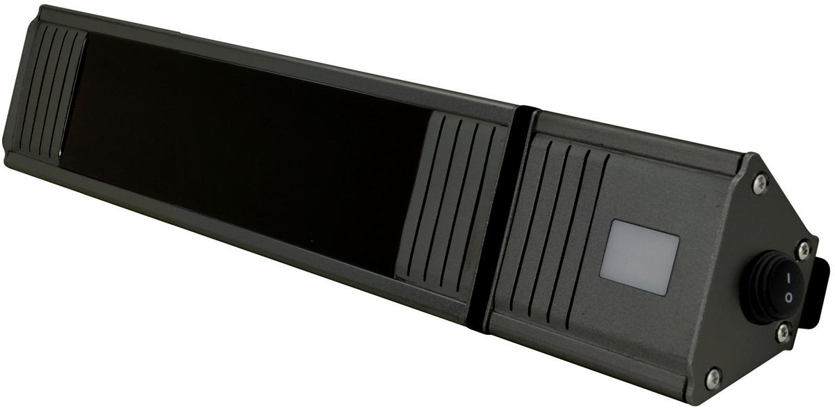 INFRAROTSTRAHLER - Schwarz, Basics, Metall (54/9,4/11cm)