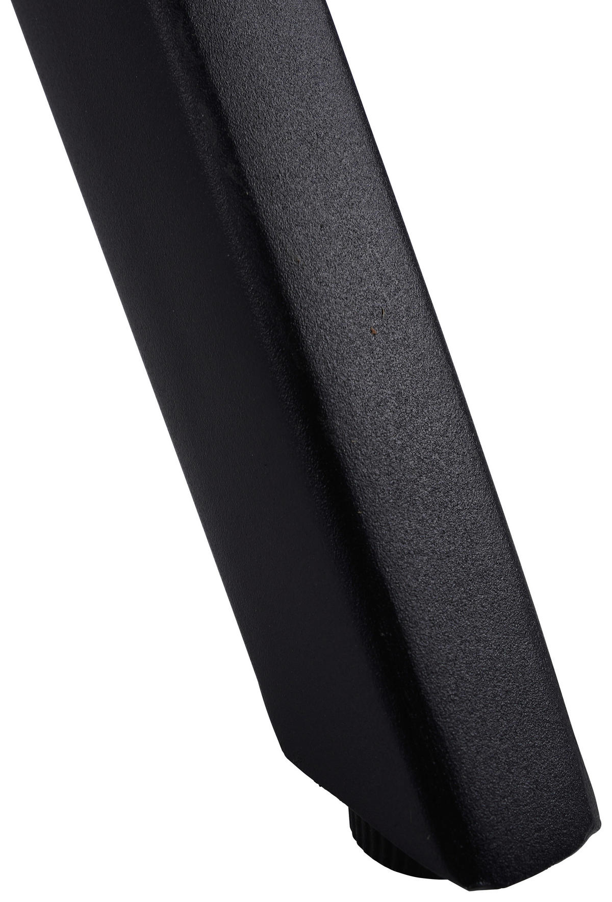 STOL MED ARMSTÖD järn mikrofiber äkta läder, kombination läder/tyg pigmenterad  - svart/antracit, Design, metall/läder (60,5/87/66cm) - Novel