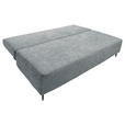 SCHLAFSOFA Flachgewebe Grau  - Schwarz/Grau, KONVENTIONELL, Textil/Metall (197/75/100cm) - Carryhome