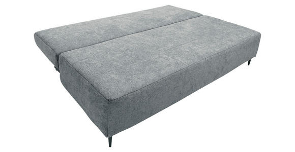 SCHLAFSOFA Flachgewebe Grau  - Schwarz/Grau, KONVENTIONELL, Textil/Metall (197/75/100cm) - Carryhome