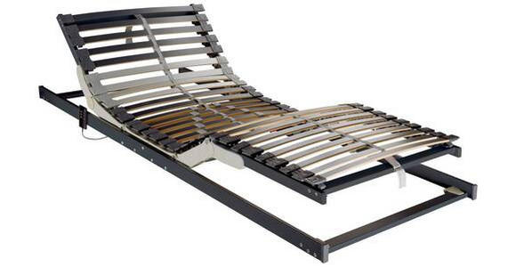 ELEKTRISCHER LATTENROST 140/220 cm - Anthrazit/Silberfarben, Basics, Holz/Kunststoff (140/220cm) - Novel