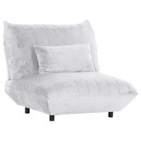 FÅTÖLJ i textil vit  - vit/svart, Klassisk, textil/plast (100/86/100cm) - MID.YOU