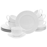 KAFFEESERVICE Fleur Royal 18-teilig  - Creme, Basics, Keramik - Creatable