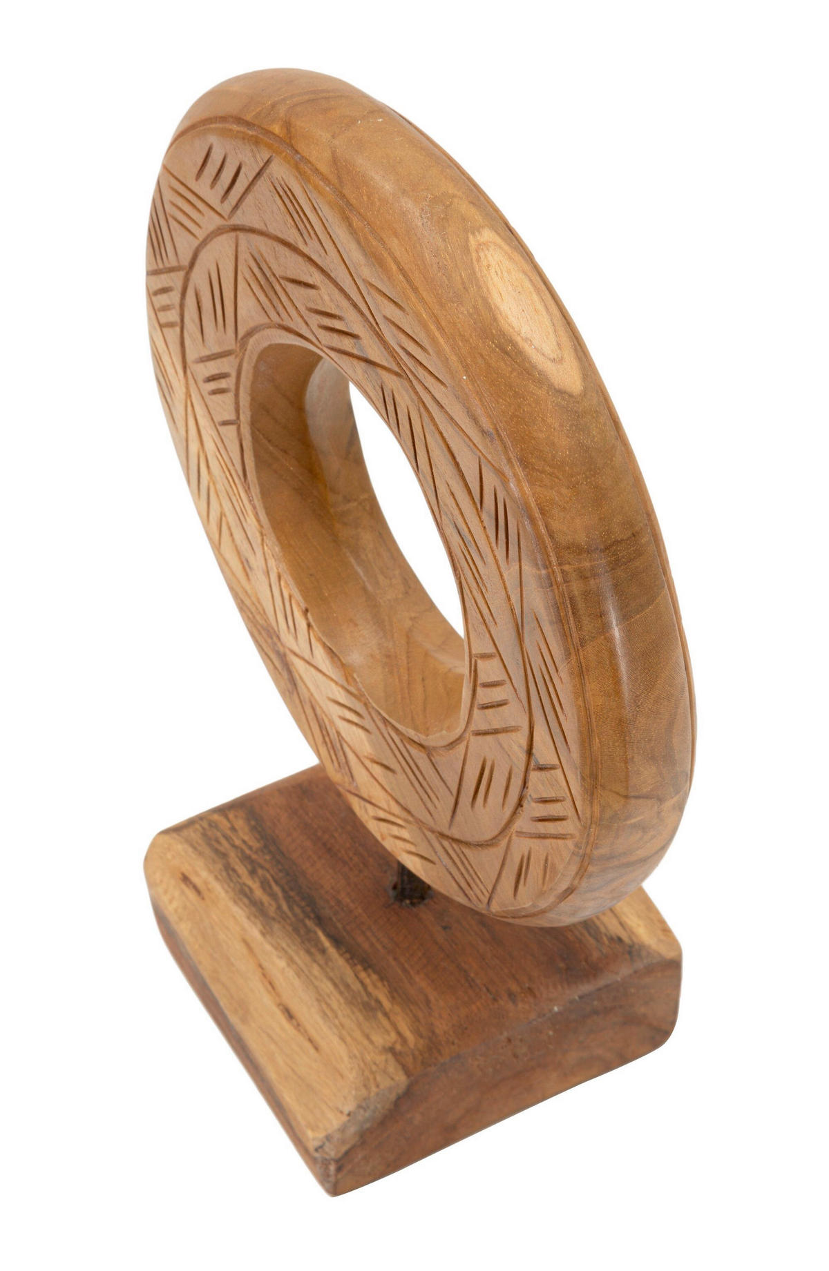 SKULPTUR - Braun, Basics, Holz (20/28/10cm)