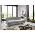 SCHLAFSOFA Webstoff Grau  - Taupe/Edelstahlfarben, KONVENTIONELL, Kunststoff/Textil (190/93/92cm) - Carryhome