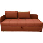 LIEGE  in Cord Rostfarben  - Rostfarben/Schwarz, Basics, Kunststoff/Textil (95/90/205cm) - Xora