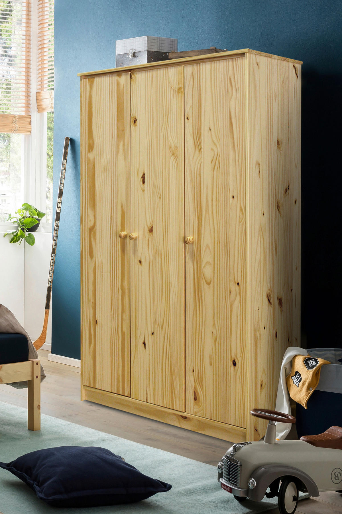 KLEIDERSCHRANK  in Naturfarben  - Naturfarben, Natur, Holz (107/175/50cm) - Livetastic