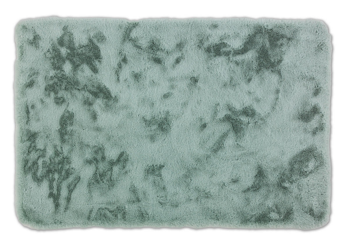BADTEPPICH Mintgrün 60/90 cm  - Mintgrün, Basics, Textil (60/90cm) - Schöner Wohnen