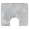 WC-VORLEGER Grau 50/60 cm  - Grau, Basics, Kunststoff/Textil (50/60cm) - Esposa