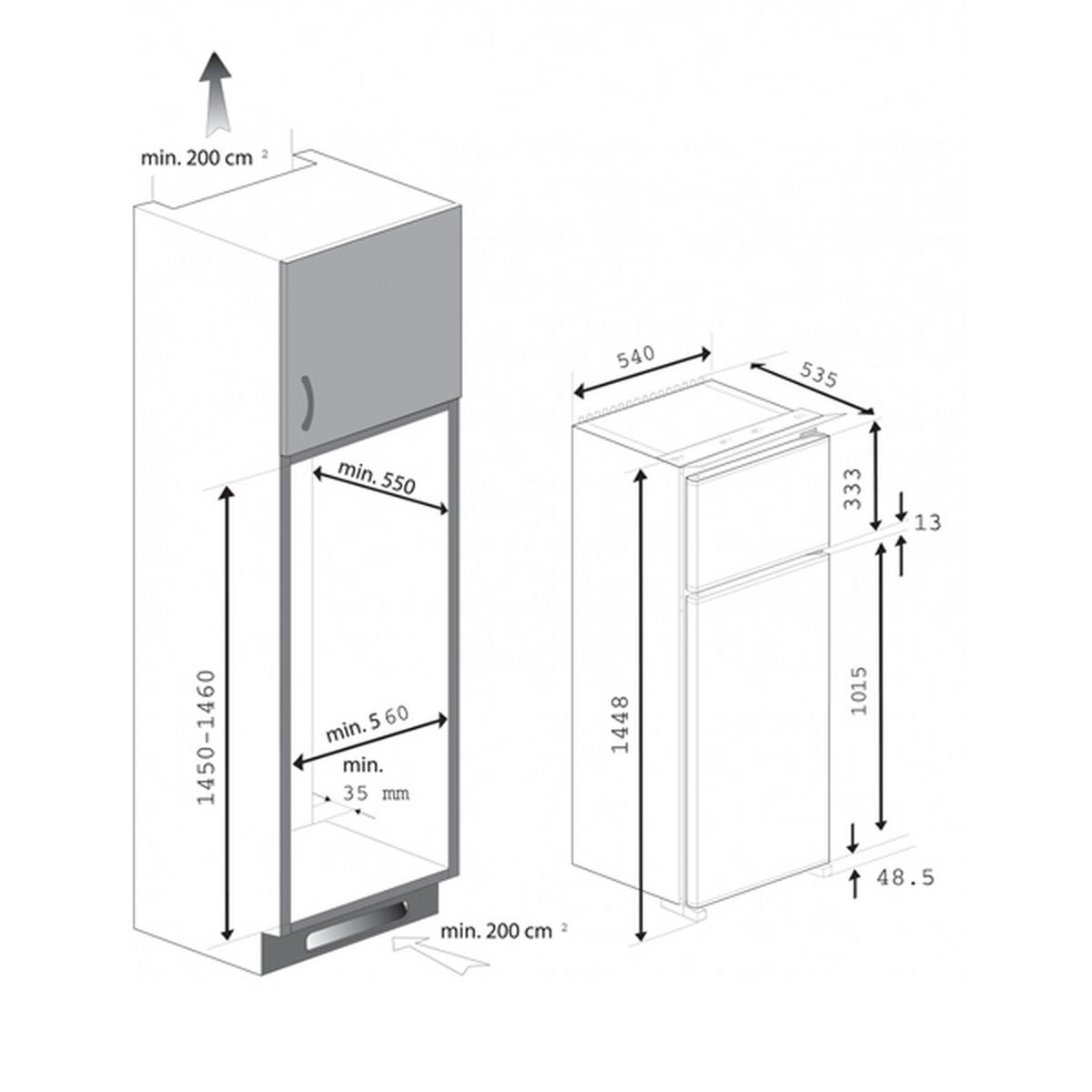 BLOK KUHINJA S APARATIMA  bijela  - bijela/boje aluminija, Basics, drvni materijal/plastika (285/216/60cm) - Xora