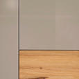 HIGHBOARD Taupe, Eichefarben  101/150/42 cm  - Taupe/Eichefarben, Design, Glas/Holz (101/150/42cm) - Novel