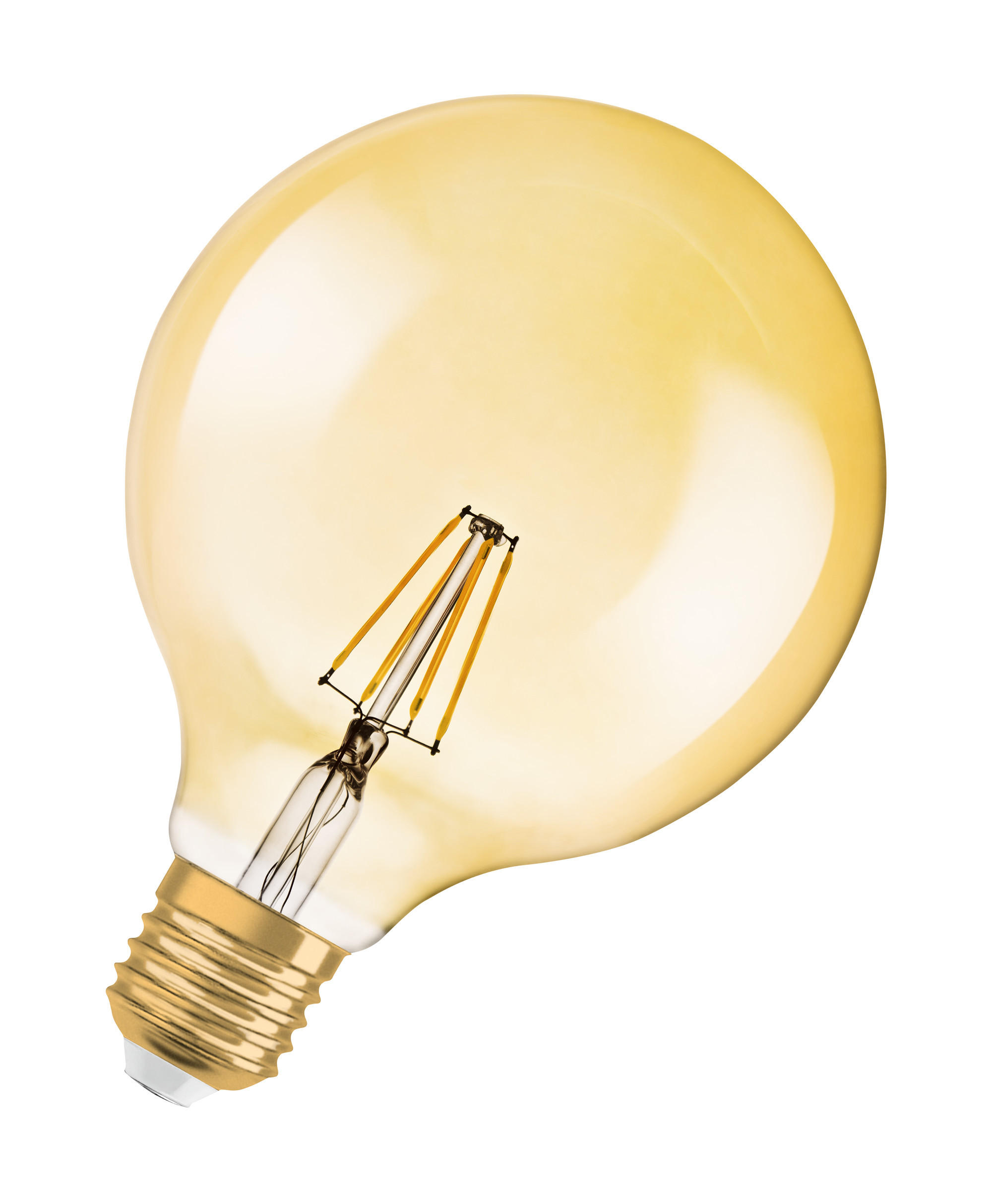 LED-LEUCHTMITTEL   E27 6,5 W 725 lm  - Goldfarben, Basics, Glas (12,4/16,8cm) - Osram
