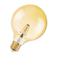 LED-LEUCHTMITTEL   E27 6,5 W 725 lm  - Goldfarben, Basics, Glas (12,4/16,8cm) - Osram