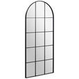WANDSPIEGEL 65/140/2,5 cm    in Freiform  - Schwarz, Design, Glas/Holzwerkstoff (65/140/2,5cm) - Xora