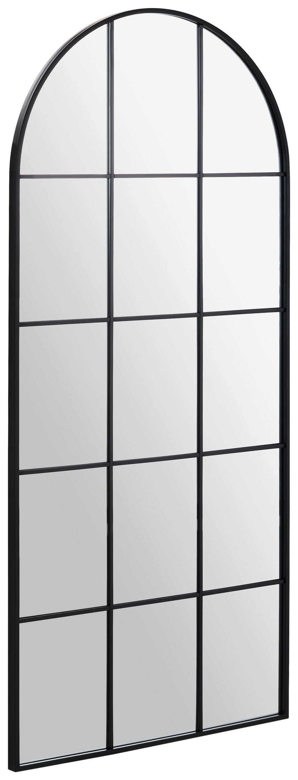 WANDSPIEGEL 65/140/2,5 cm    in Freiform  - Schwarz, Design, Glas/Holzwerkstoff (65/140/2,5cm) - Xora
