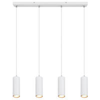 HÄNGELEUCHTE 65/6/120 cm   - Weiß, Design, Metall (65/6/120cm) - Globo