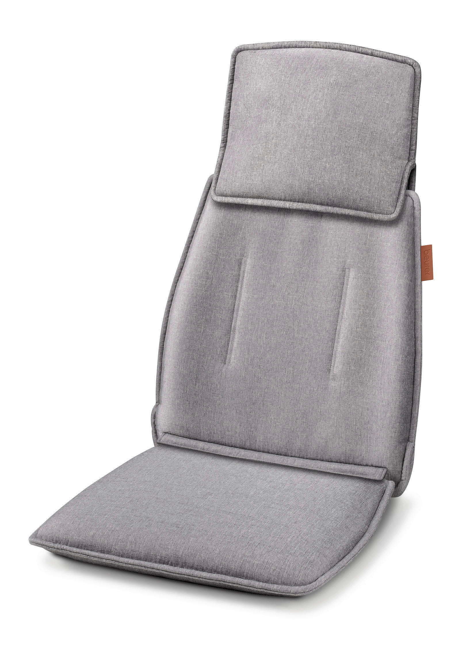 MASSAGESITZAUFLAGE - Grau, Basics (21,7/60,8/87cm) - Beurer