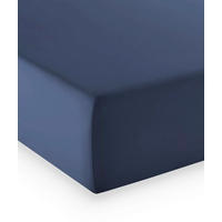 TOPPER-FIXLEINTUCH - Dunkelblau, Basics, Textil (140-160/200-210cm) - Fleuresse