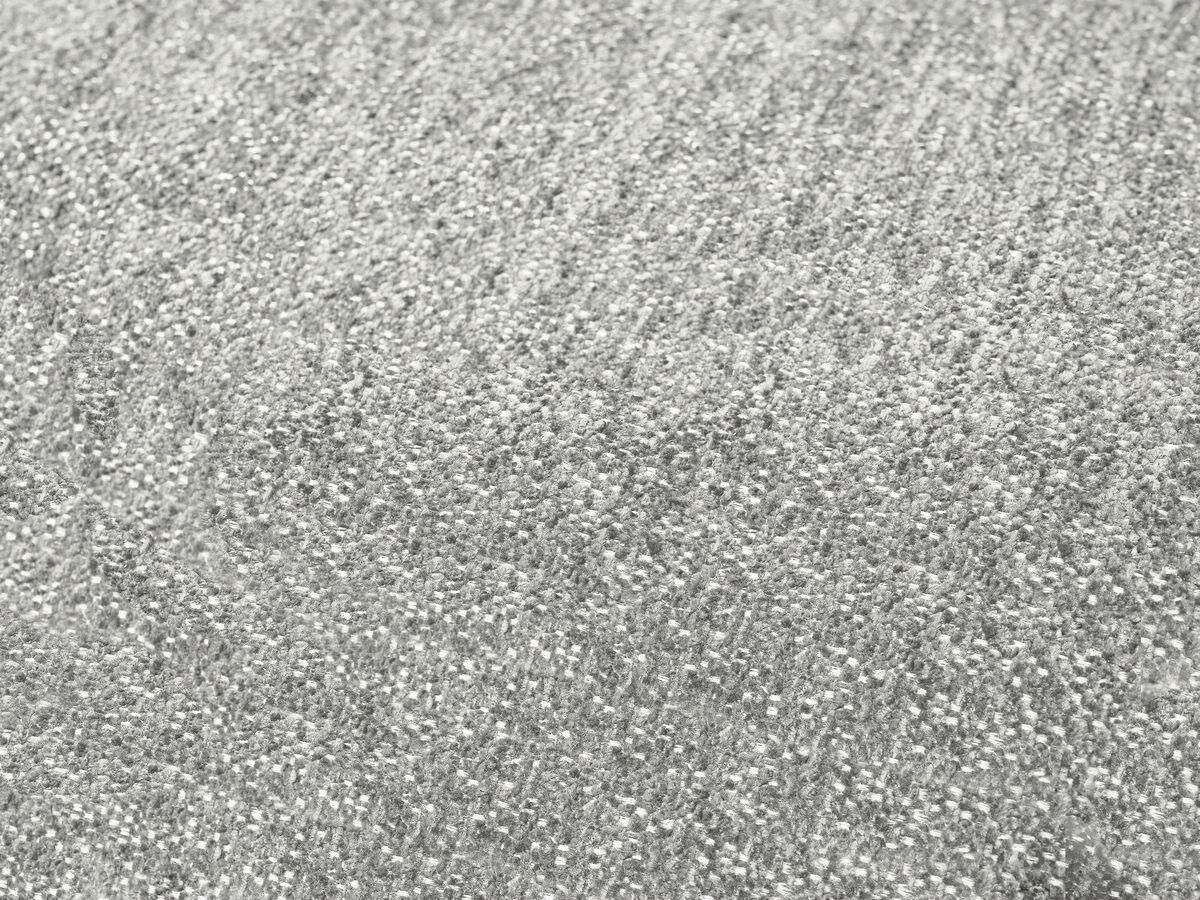 3-SITZER-SOFA EVEREST Flachgewebe Hellgrau  - Hellgrau/Schwarz, MODERN, Kunststoff/Textil (278/90/115cm)