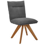 STUHL in Holz, Textil Anthrazit  - Wildeiche/Anthrazit, Design, Holz/Textil (47/87/62cm) - Johann Jakob
