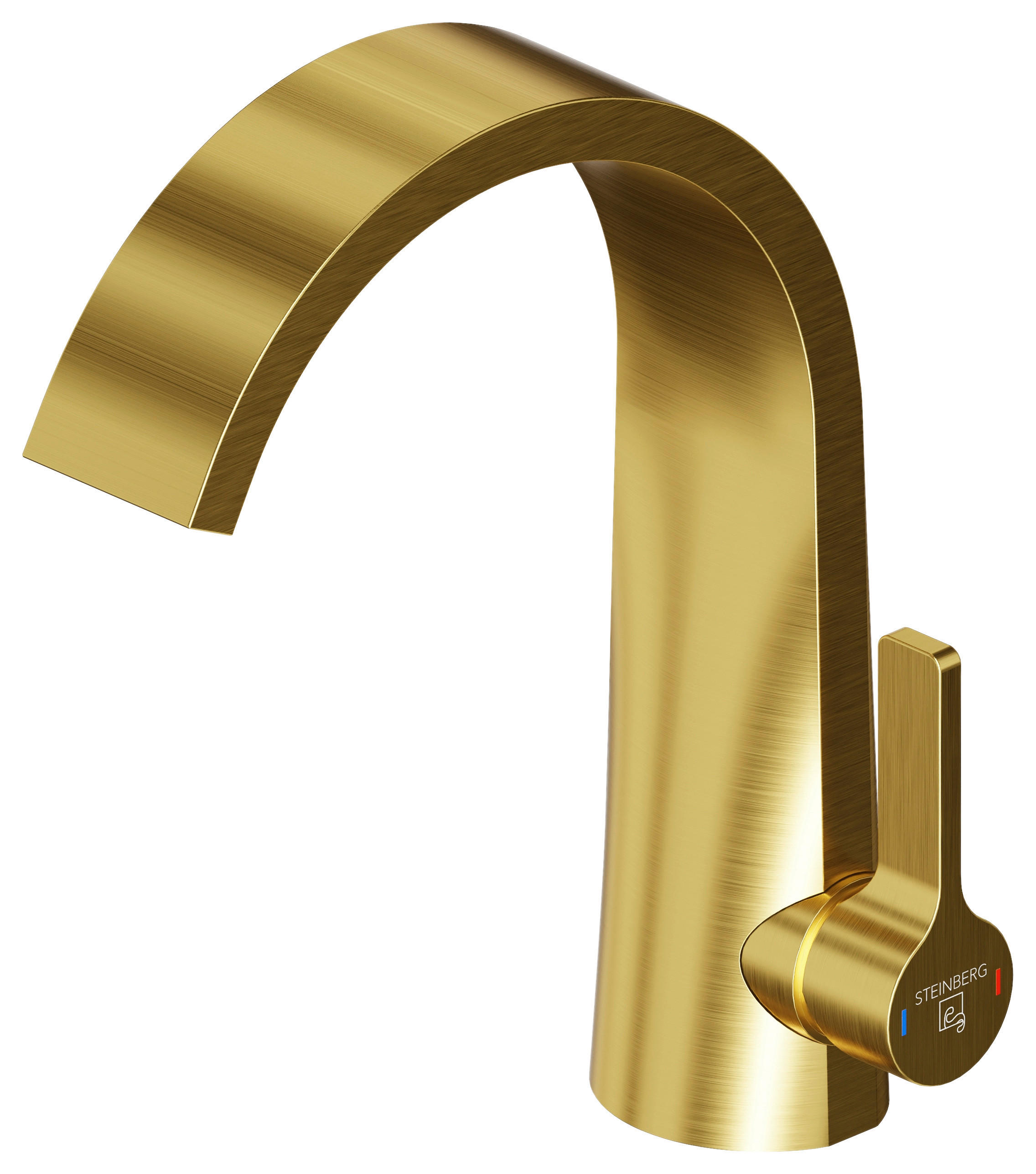 XXXLutz Waschtischarmatur Steinberg Serie 280 Gold 5.8x22.6x18.6 cm