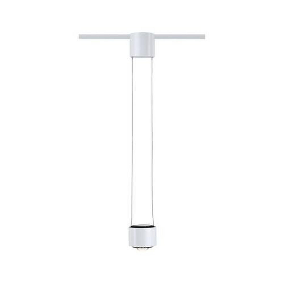 SCHIENENSYSTEM-HÄNGELEUCHTE URail 9,8/8,5 cm   - Weiß, Basics, Metall (9,8/8,5cm) - Paulmann