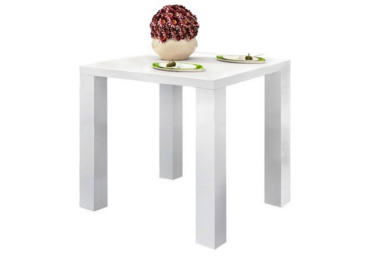 ESSTISCH in Holzwerkstoff 80/75/80 cm   - Weiß, Design, Holzwerkstoff (80/75/80cm) - MID.YOU