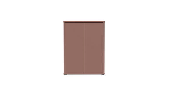 SCHUHSCHRANK 75/100/35 cm  - Terracotta/Grau, MODERN, Holzwerkstoff/Kunststoff (75/100/35cm) - Xora