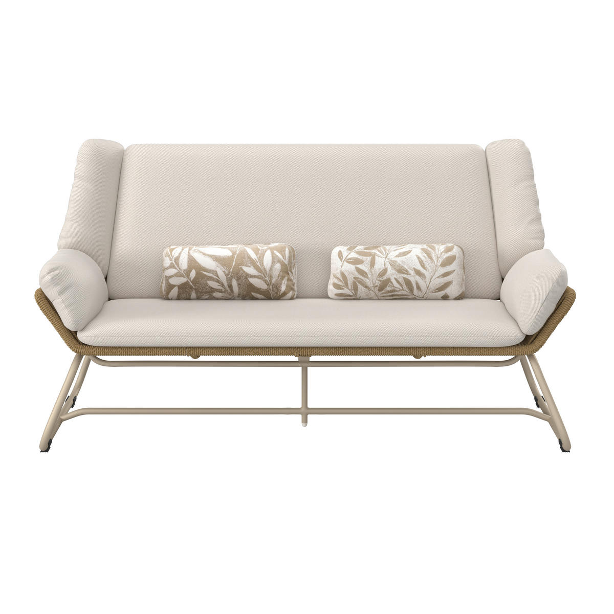 GARTENSET  3-teilig  - Beige/Naturfarben, Design, Kunststoff/Textil - Dieter Knoll