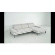 ECKSOFA in Webstoff Olivgrün  188/296 cm  - Schwarz/Olivgrün, Design, Textil/Metall (188/296cm) - Xora