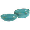 SCHÜSSELSET Nature Collection 4-teilig 22,5 cm  - Türkis, Design, Keramik (22,5cm) - Creatable