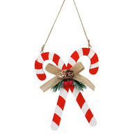 DEKOHÄNGER  - Rot, LIFESTYLE, Holzwerkstoff (13/17/0,5cm) - X-Mas