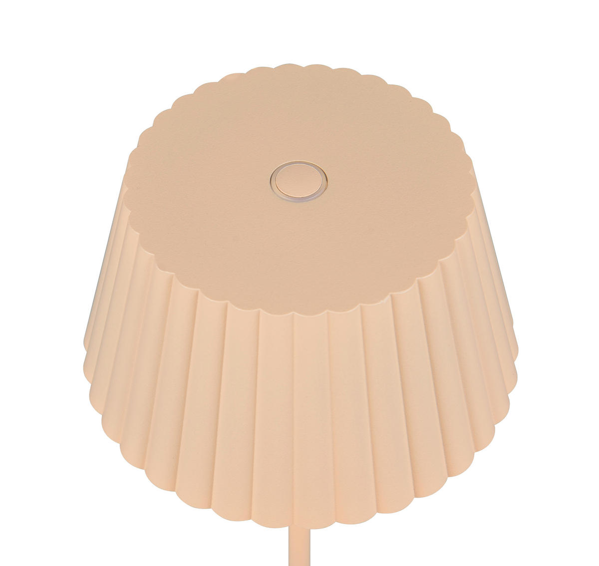 LED-STEHLEUCHTE - Sandfarben, Design, Metall (13,5/123cm)